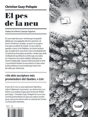 cover image of El pes de la neu